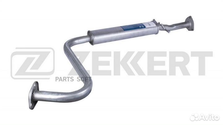 Глушитель дополнительный Chevrolet Lanos (T100) 97- Daewoo Lanos (klat) 97- Sens (klat) 97- корот ze