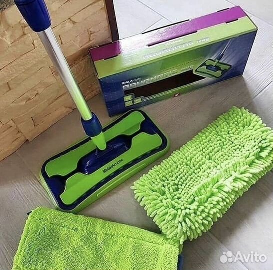 Универсальная швабра С двумя насадками aquamatic Ш