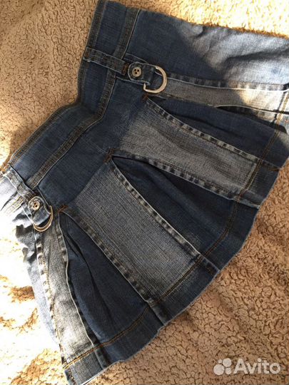 Юбка джинсовая