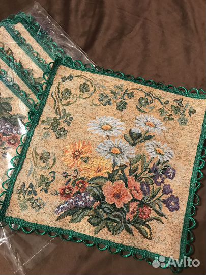 Гобеленовые салфетки в ассортименте комплект 2 шт