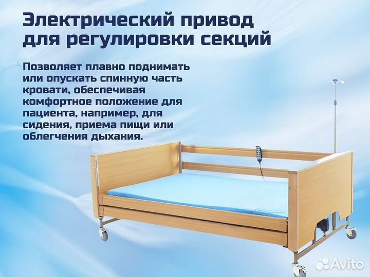 Кровать медицинская функциональная