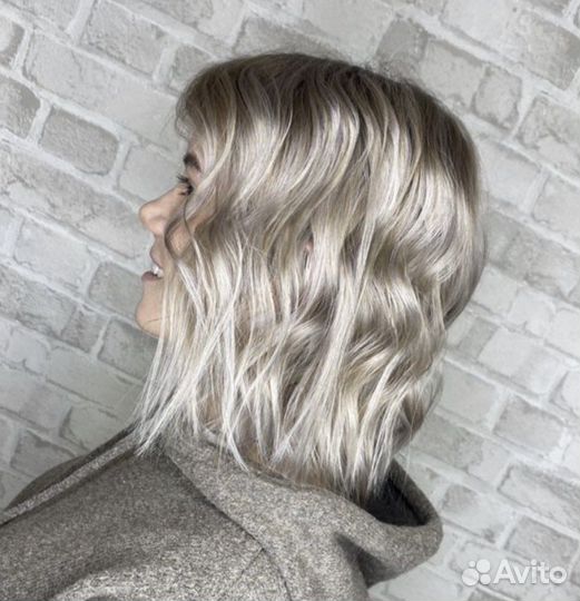 Окрашивание волос Мелирование Шатуш Блонд Выезд