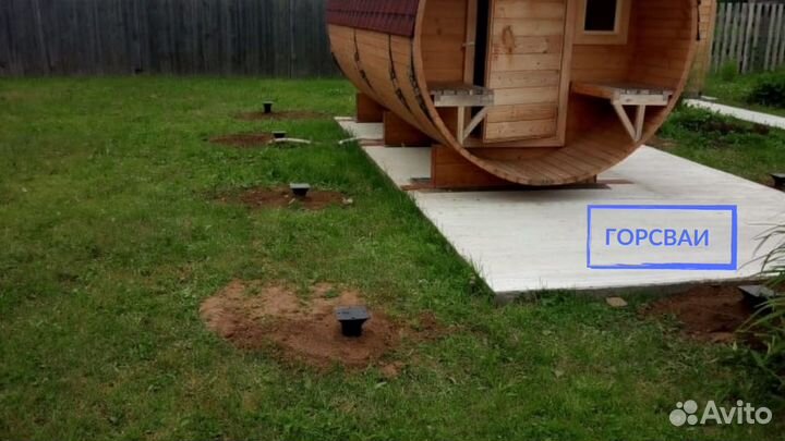 Фундамент на винтовых сваях