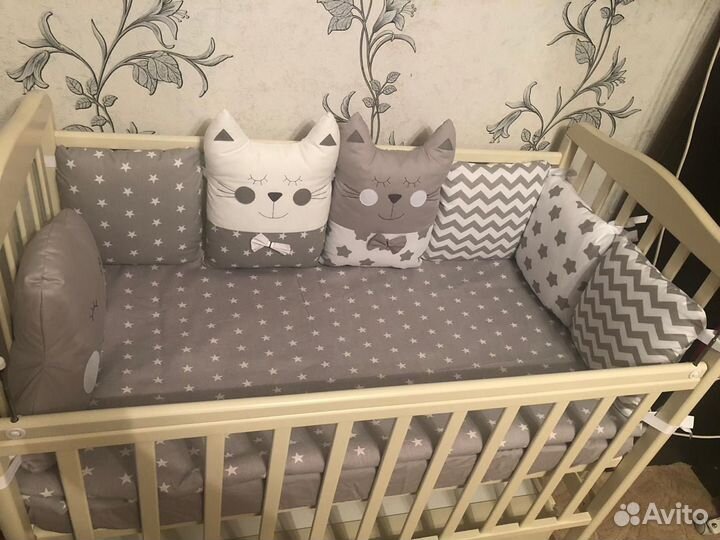 Бортики в детскую кроватку