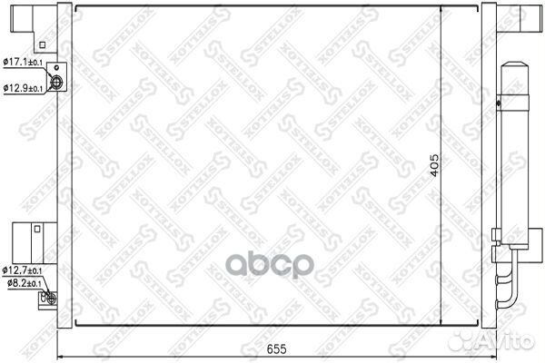 10-45135-SX NS9400297812A030радиатор кондMi