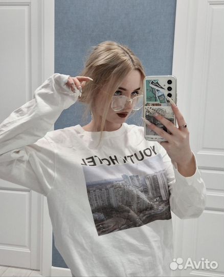 Лонгслив гоша рубчинский youth hotel