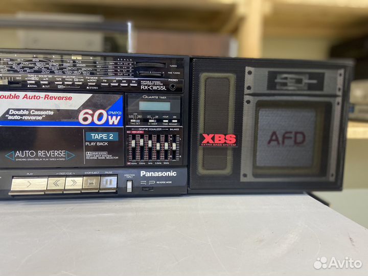 Магнитофон panasonic rx-cw55l(made in japan)