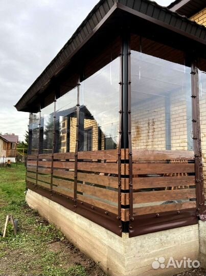 Мягкие окна из пвх пленки / не лопаются