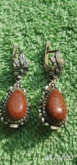 Серьги с авантюрином, СССР после 1958 года