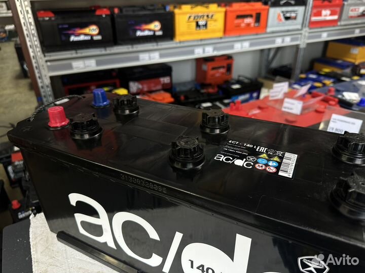 Аккумулятор грузовой AC/DC 140 Ач 900 А рос конус