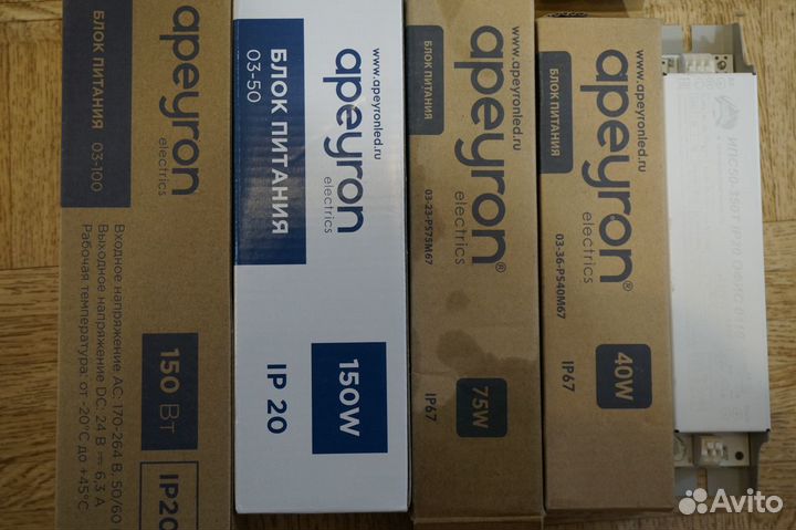 Блоки питания для лент и светодиодных светильников