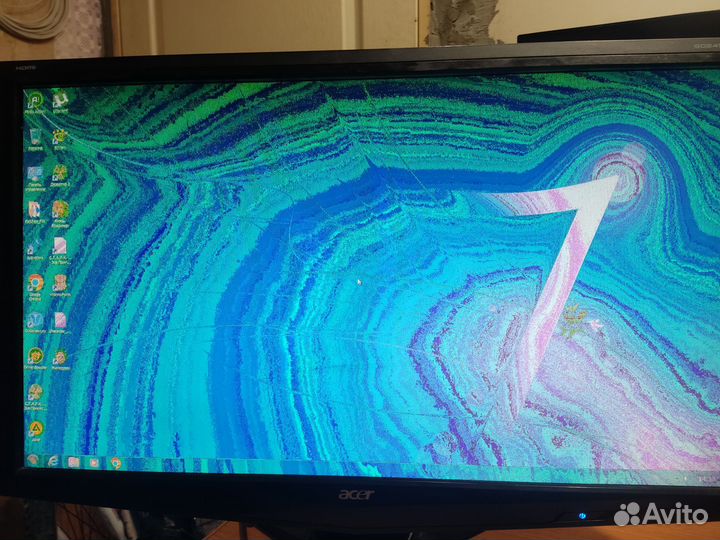 Монитор Acer 24 дюйма на запчасти