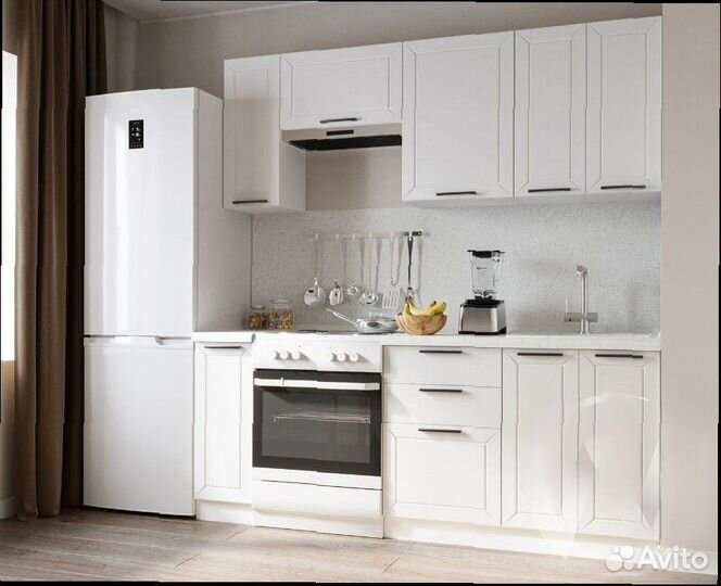 Кухонный гарнитур белый модульный новый