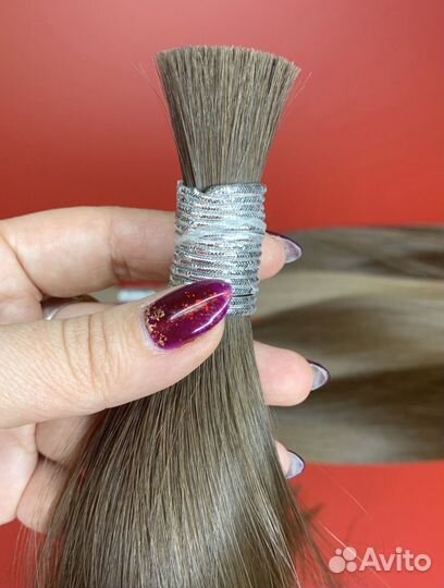 Детские волосы некрашеные, 40см