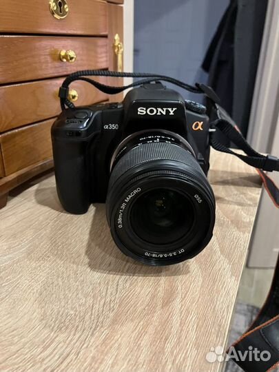 Фотоаппарат sony dslr a350