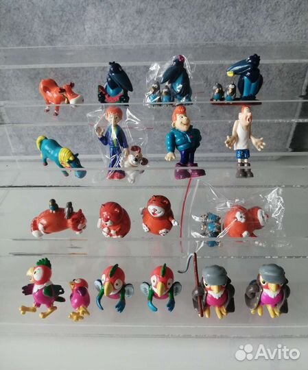 Киндеры 90х Лягушки Бегемотики Акулы Ландрин