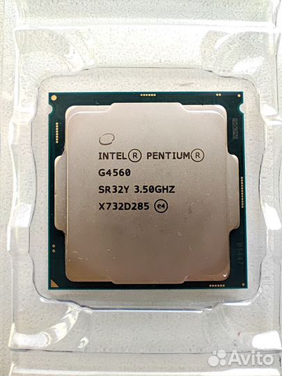 Процессор Intel Pentium G4560 + Кулер
