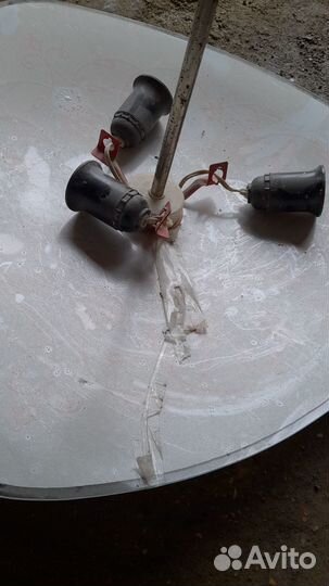 Люстра стекло СССР