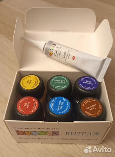 Краски для витража