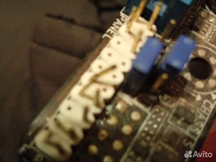 Материнская плата с процессором