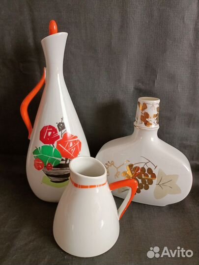 Кувшин, штоф, молочник, фарфор СССР