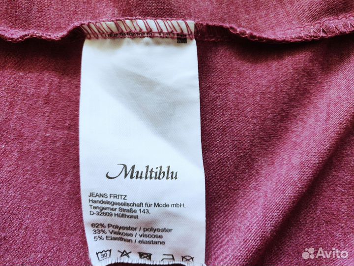 Лонгслив блузка Multiblu 50 вискоза Германия