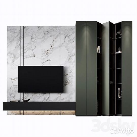 Тумба под заказ зона тв