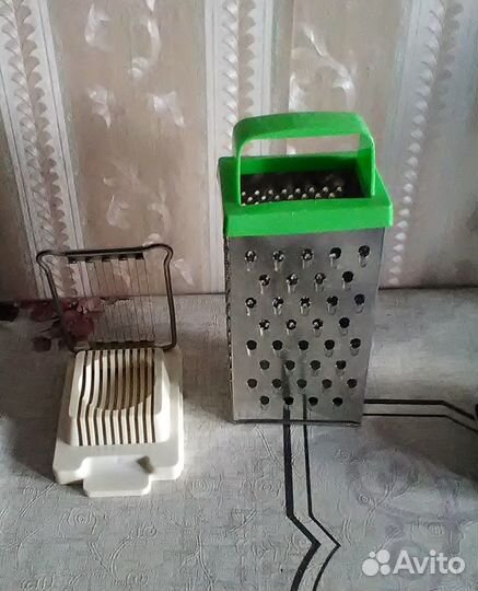 Чайник 1л из фарфора, терка из нержавейки и другое