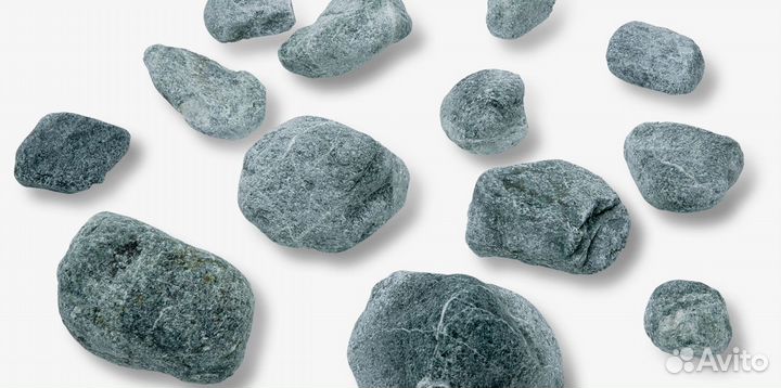 Камни для бани и сауны талькохлорит галтованный