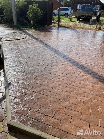 Укладка тротуарной плитки брусчатки под ключ