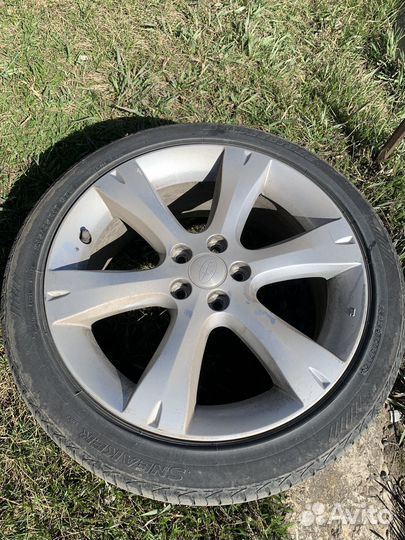Комплект колес bridgestone на литье Subaru R 17