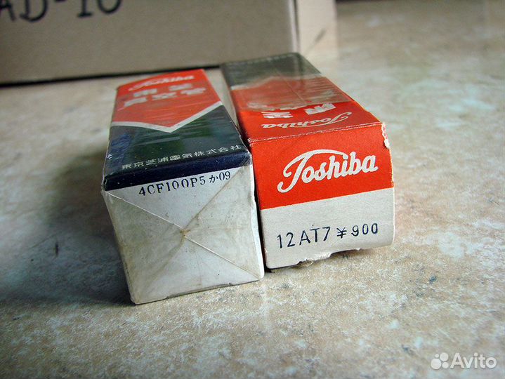 Радиолампы 6SN7, 12AT7, 12AX7 Япония, США