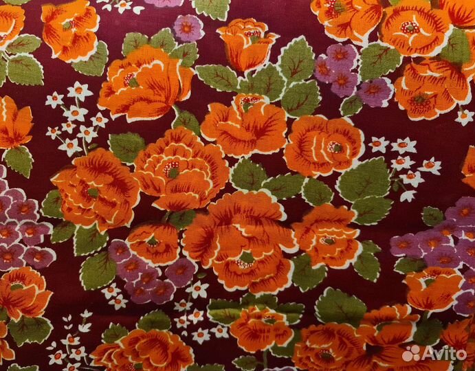 Ткань винтажная хлопок СССР