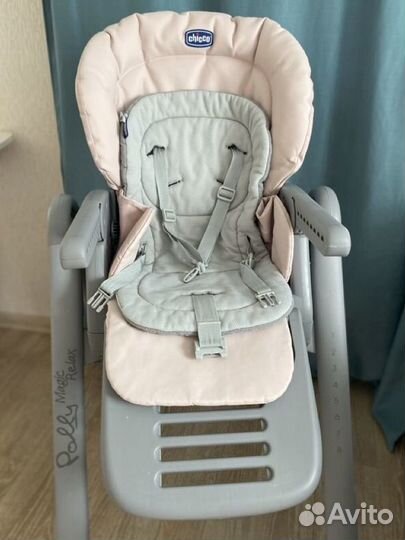 Стульчик шезлонг chicco polly magic relax