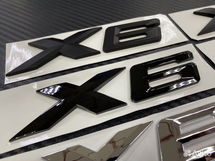 Эмблема шильдик на багажник BMW X6 / X7