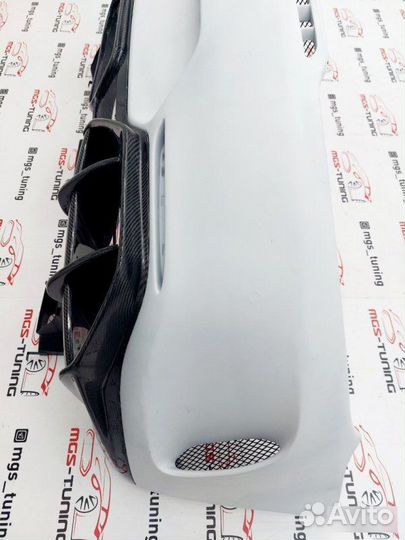 Задний бампер в стиле GTR Mercedes AMG GT C190