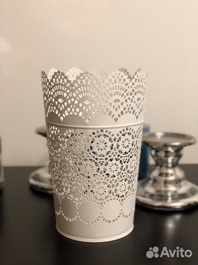 Ваза кашпо IKEA подсвечник