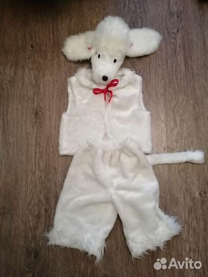 Новогодний костюм собачка для девочки