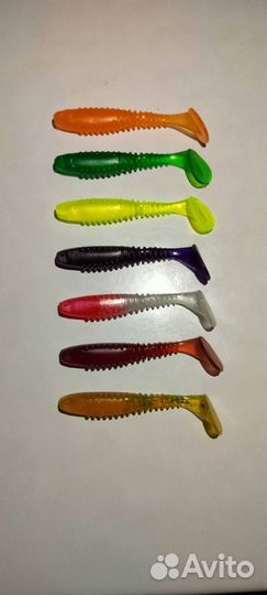 Силиконовые приманки для ловли хищника