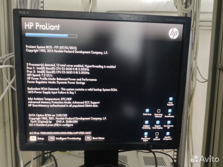 Сервер HP ProLiant DL360p Gen8