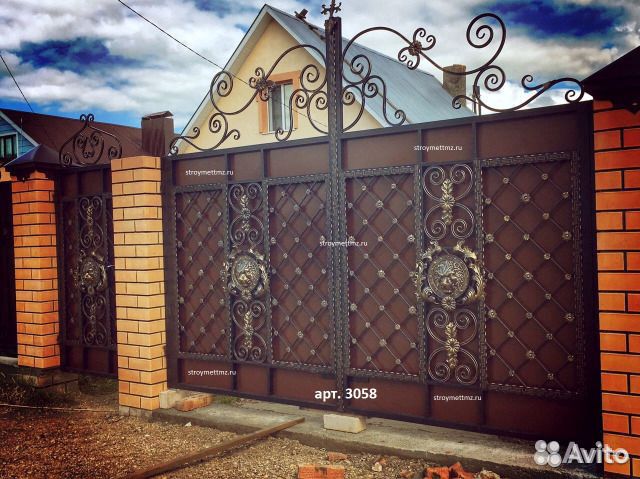 Кованые ворота