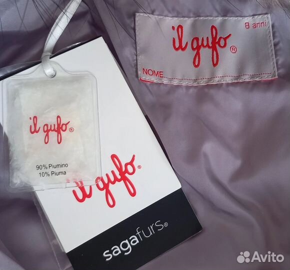Пуховик (пальто) IL Gufo (Италия) р.8