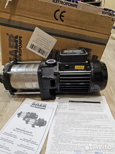 Насос многоступенчатый saer OP 32/4