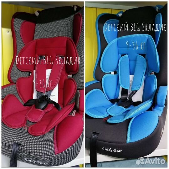 Автокресло Детское Новое 9-36кг 