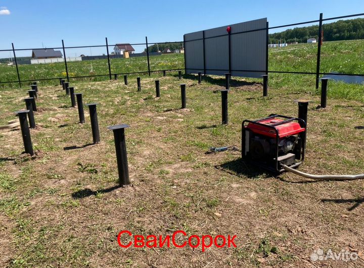 Винтовые сваи под ключ