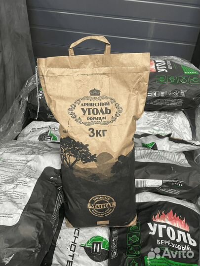 Уголь древесный дуб 3кг оптом