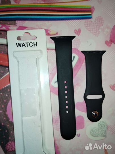Силиконовый ремешок Apple watch