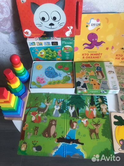 Развивающие игры от 2 лет пакетом или отдельно
