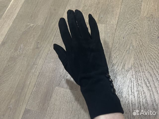 Перчатки женские замшевые