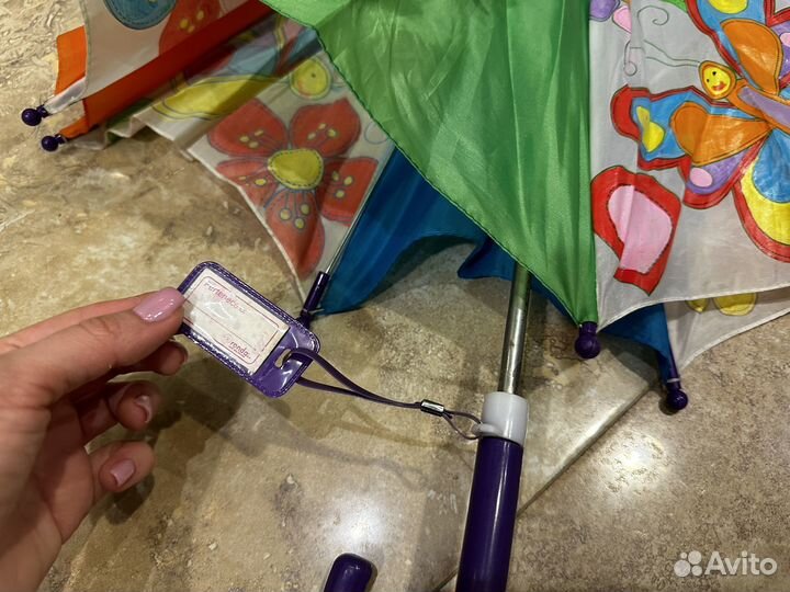 Детский зонт 60 см рисунки бу брак спицы